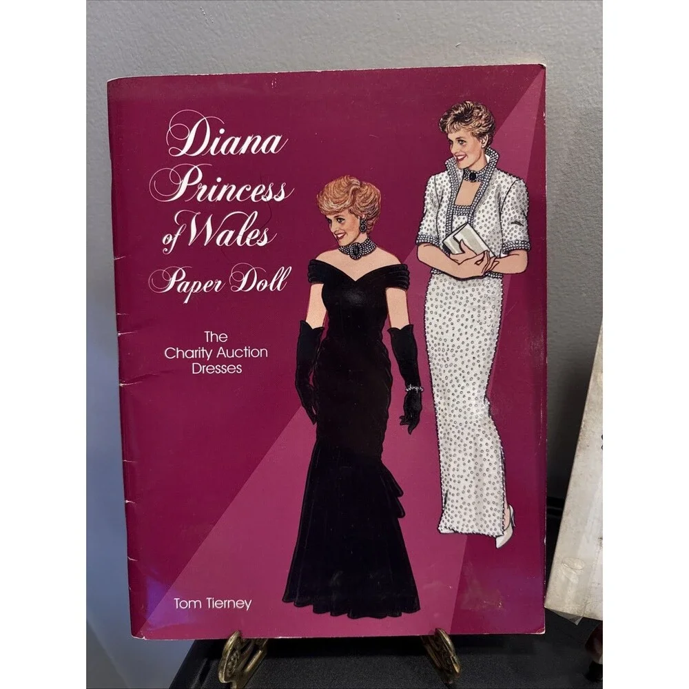 Lot Uncut Diana Princess Of Wales Paper Doll Cookie Ballerina Fairies Delia…